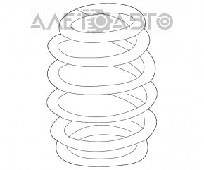 Пружина задняя левая Audi A5 F5 17-