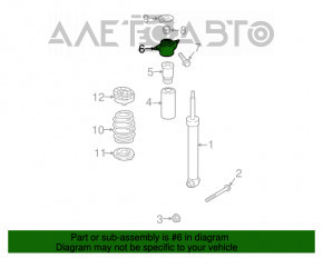 Опора амортизатора задняя правая Audi A5 F5 17-