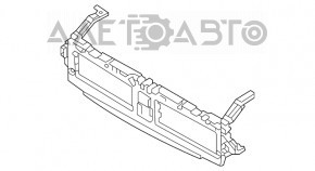 Крепление решетки радиатора Audi A5 F5 17-19 оплавлено