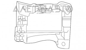 Кронштейн датчика слепых зон левый Audi A5 F5 17-