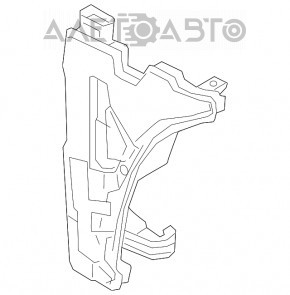 Бачок омывателя Audi A5 F5 17- без крышки, датчика и фильтра