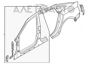 Четверть передняя левая Audi A5 F5 17- 5D