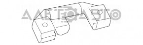 Ручка потолка задняя правая Mercedes GLC 16-22 бежевая