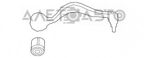 Рычаг нижний передний левый Mercedes GLC 16-22 передний