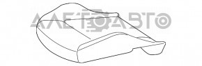 Водительское сидение Mercedes GLC 16-22 с airbag, электрическое, подогрев, память, кожа бежевая