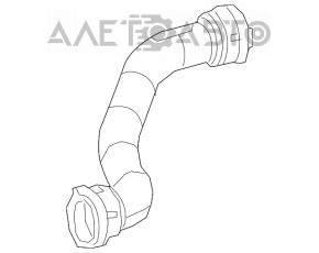 Патрубок охлаждения верхний Mercedes GLC 300/350e 16-19