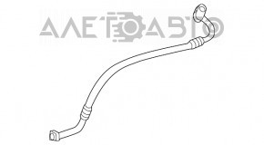 Трубка кондиционера конденсер-компрессор Mercedes GLC 300 16-19 новый OEM оригинал