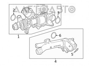 Помпа водяна Mercedes GLC 300/350e 16-19