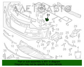 Парктроник передний внешн Audi A6 C7 12-18