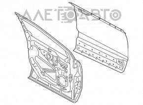 Дверь в сборе передняя лев Lincoln Nautilus 19-23