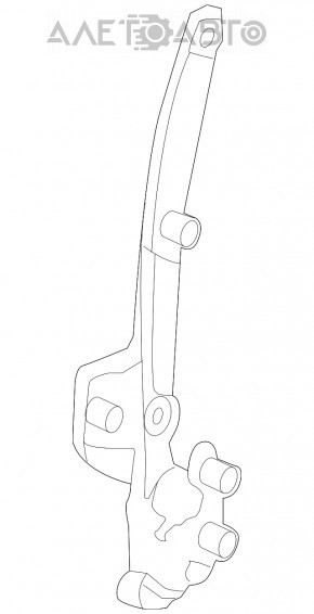 Стеклоподъемник механизм задний правый Lincoln Nautilus 19-23