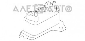 Охладитель масляный АКПП Lincoln Nautilus 19-23 2.7T FWD