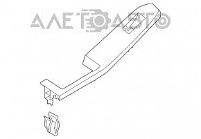 Накладка управления стеклоподъемником задним левым Ford Escape MK4 20- царапины