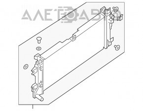 Радиатор охлаждения вода Nissan Leaf 18-