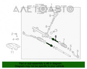 Рулевая тяга правая Kia Forte 4d 14-18