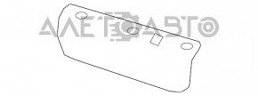 Бризговик переднього підкрилка правий Nissan Leaf 18-22