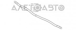Уплотнитель решетки дворников центральный Nissan Leaf 18- новый OEM оригинал