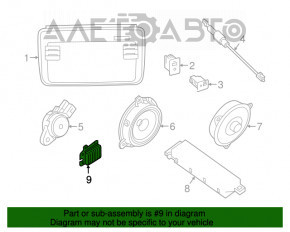 Усилитель аудио Nissan Leaf 18-22 Bose
