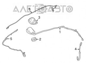 Корпус антенны плавник Nissan Leaf 18-22