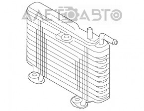 Радиатор охлаждения масло Mitsubishi Outlander 14-21 2.4, 3.0 акпп, тип 2