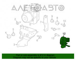 Sensor Assembly Brake Stroke Nissan Leaf 18-