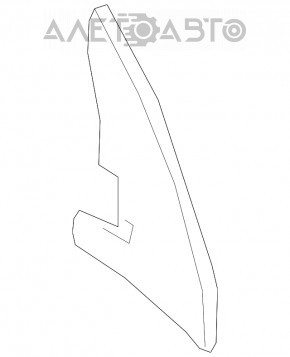 Уплотнитель крыла внутренний правый Nissan Leaf 18-