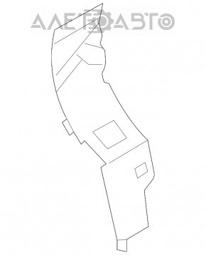 Защита ремня ГРМ VW Passat b7 12-15 USA 2.0 TDI внутренняя