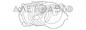 Воздуховод на коллектор Toyota Camry v70 18- с резонатором
