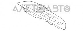 Накладка управління склопідйомником переднім лівим Mitsubishi Outlander 14-21 подряпини