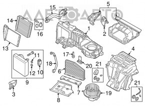 Печка в сборе VW Beetle 12-19