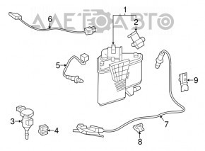 Клапан вентиляции топливного бака Mercedes GLC 16-22