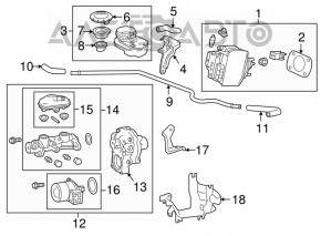 BRAKE PEDAL FEEL SIMULATOR Honda Accord 13-17 hybrid електро