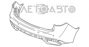 Бампер задній голий Acura MDX 14-16 дорест
