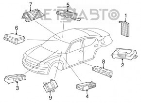 Telematics Module Dodge Journey 11-