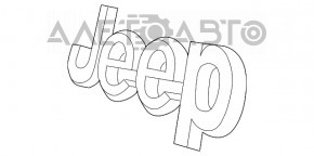 Емблема напис JEEP капота Jeep Patriot 11-17