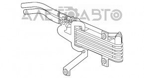 Радиатор охлаждения АКПП в сборе с трубками Acura MDX 14-15 AWD