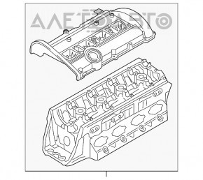 Головка блока цилиндров в сборе Audi Q5 8R 11-12 CAEB 2.0T