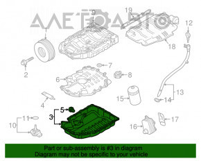 Піддон двигуна Audi A4 B8 08-16 2.0T