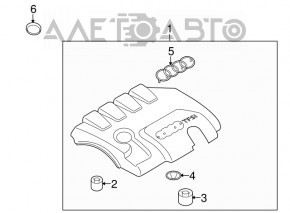 Накладка двигуна Audi Q5 8R 09-17 2.0T