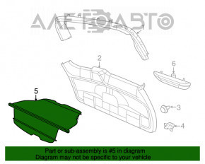 Жалюзі багажника Dodge Grand Caravan 11-20 сер