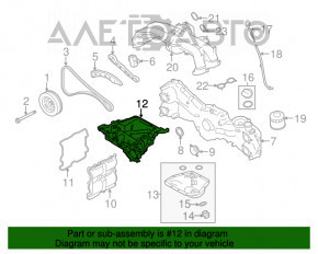 Напівпіддони масляний Subaru Outback 15-19 2.5 FB25