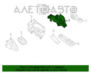 Подушка двигуна права Nissan Sentra 13-19 1.8