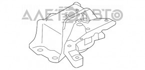Подушка двигателя правая Nissan Versa Note 13-19 1.6 новый OEM оригинал