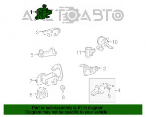 Подушка двигуна права Toyota Rav4 2.5 10-12