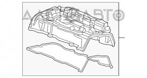 Крышка клапанная Honda Civic X FC 16-21 K20C2 2.0