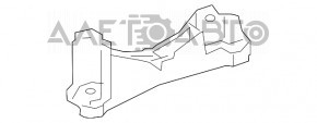 Кронштейн подушки двигателя правый Lexus RX350 RX450h 16-22