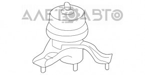 Подушка двигателя правая Toyota Sienna 04-10 новый OEM оригинал