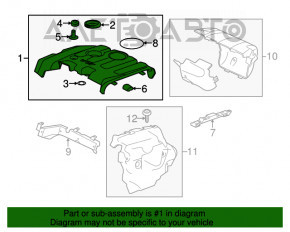 Накладка двигуна Cadillac ATS 13-2.5