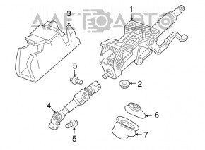 Рульова колонка Chevrolet Cruze 11-15