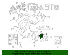 Накладка передньої панелі Mercedes W164 ML дерево